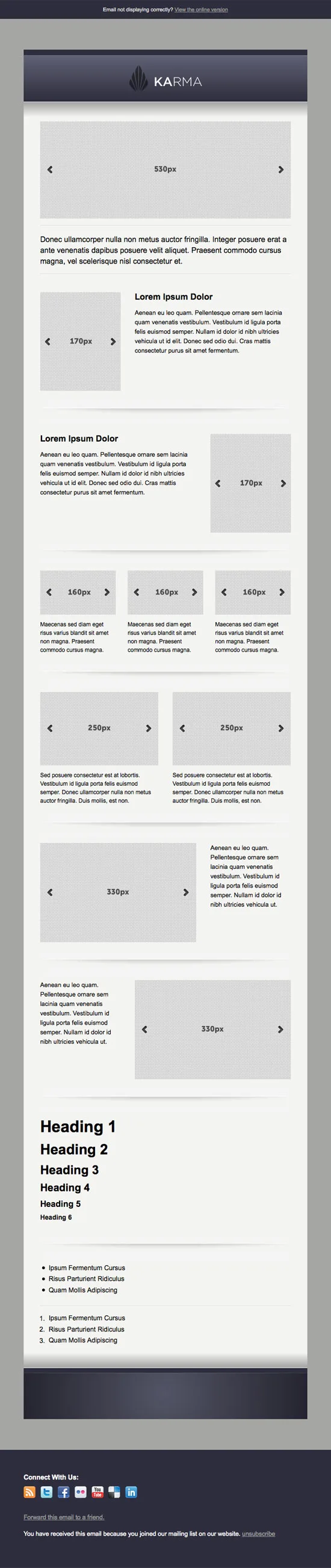 Karma - Clean Modern Corporate Email Template best email marketing