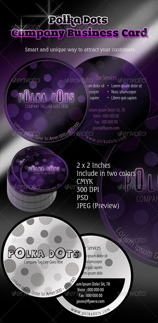 Circle Business Card Designs