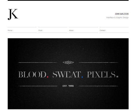 Minimalist Portfolio Websites