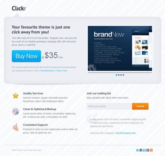 Landing Page Templates