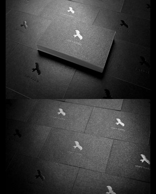 letterpress business cards