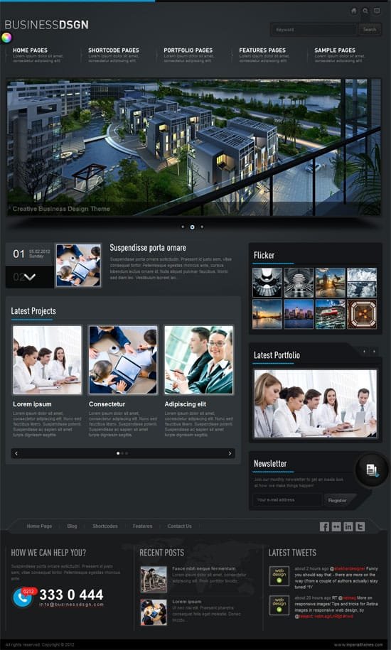 Professional Business Website Templates