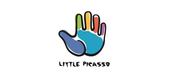 Little Picasso hand logos