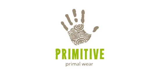 Primitive hand logos