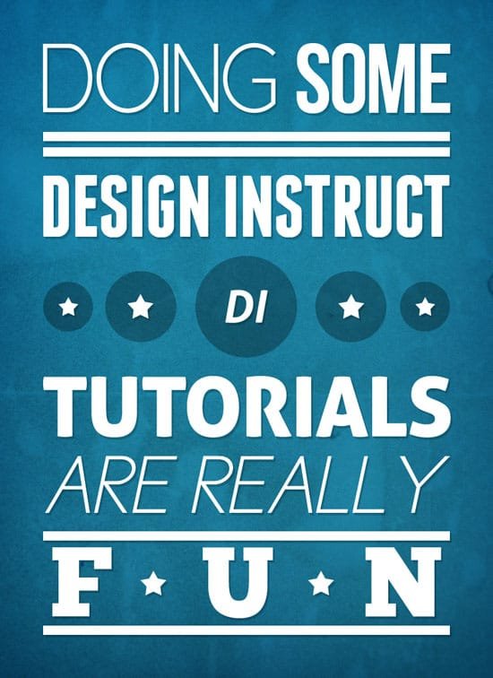 Typography Poster Tutorials