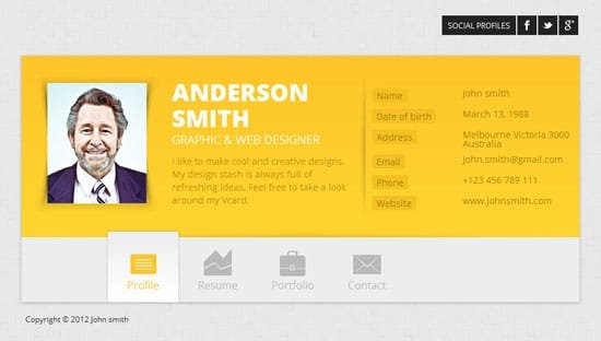 Best vCard Templates