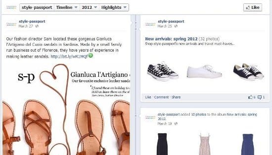 Brand Strategy Facebook Timeline