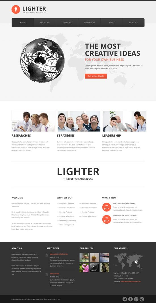 Business Website Templates