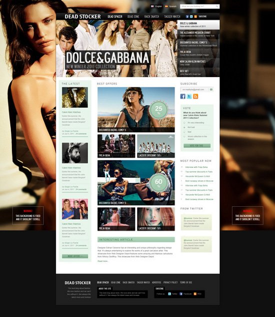 Free Website Templates PSD