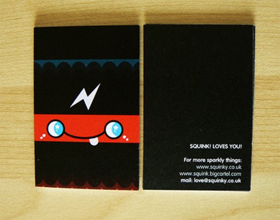 Creative Black and White Business Cards