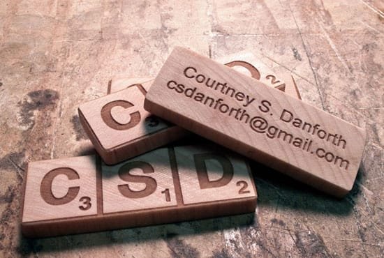 Creative Brown Business Cards