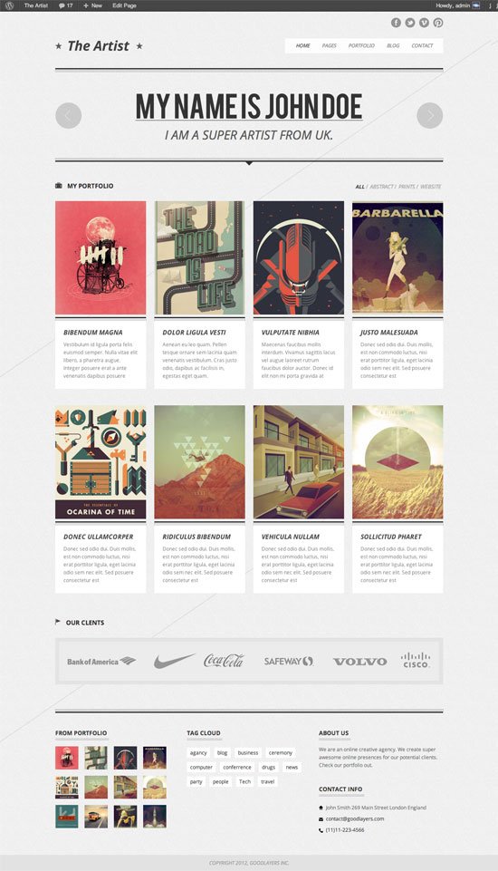 WordPress Portfolio Themes