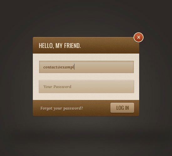 Modal Window PSD