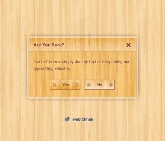 Modal Window PSD