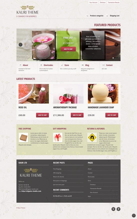 WordPress eCommerce Themes