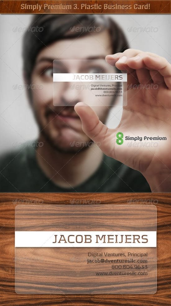 Transparent Business Cards