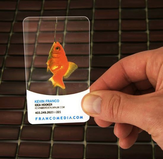 Transparent Business Cards