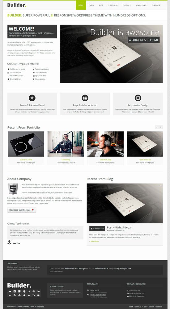 Multipurpose WordPress Theme