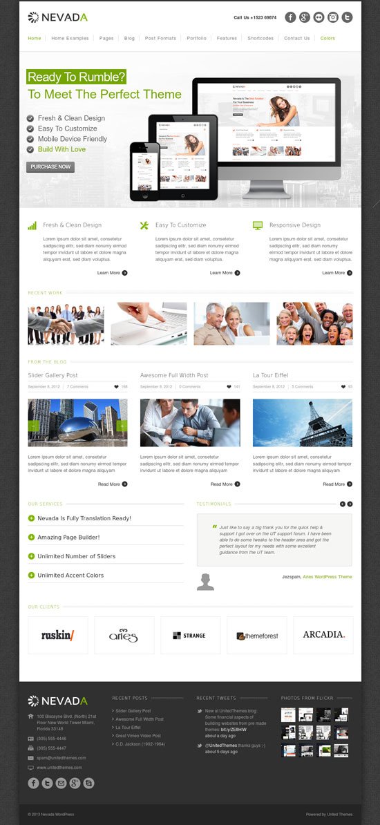 Multipurpose WordPress Theme