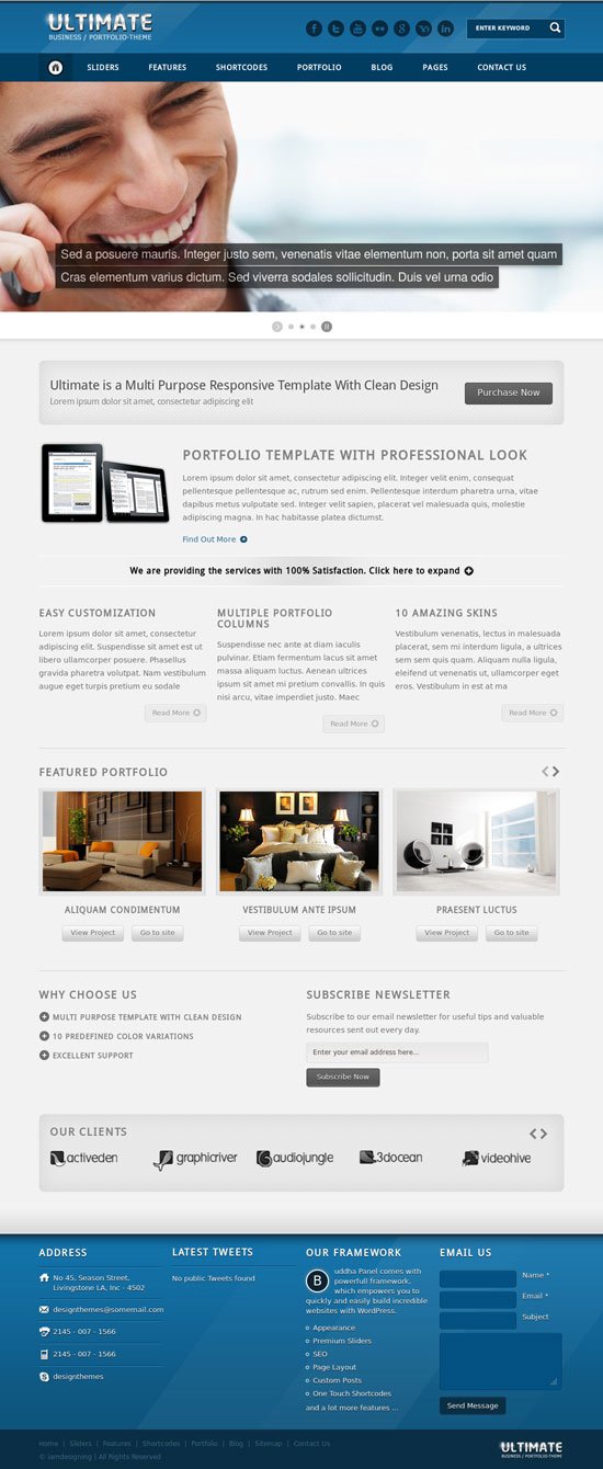 Multipurpose WordPress Theme