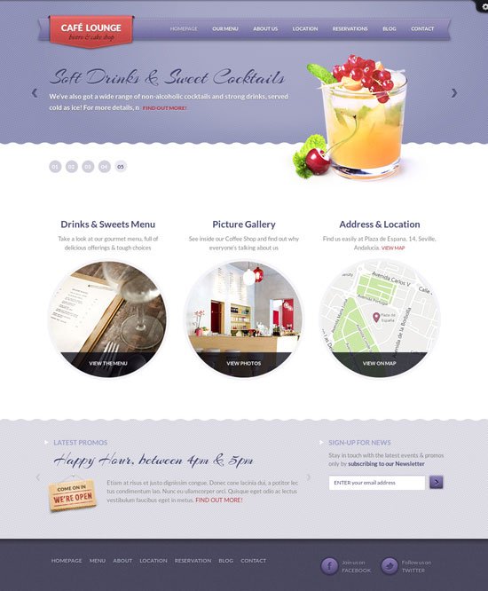 Restaurant Website Templates