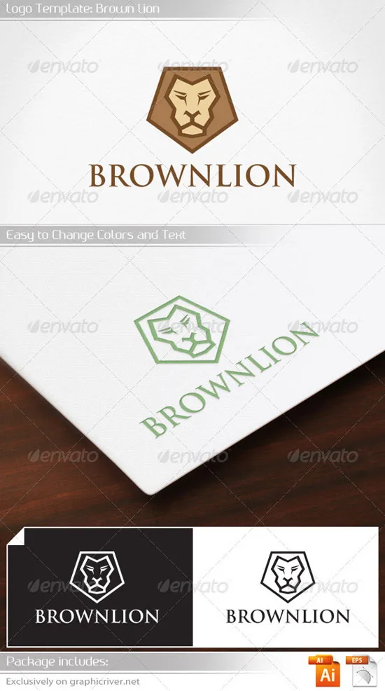 Amazing Lion Logos