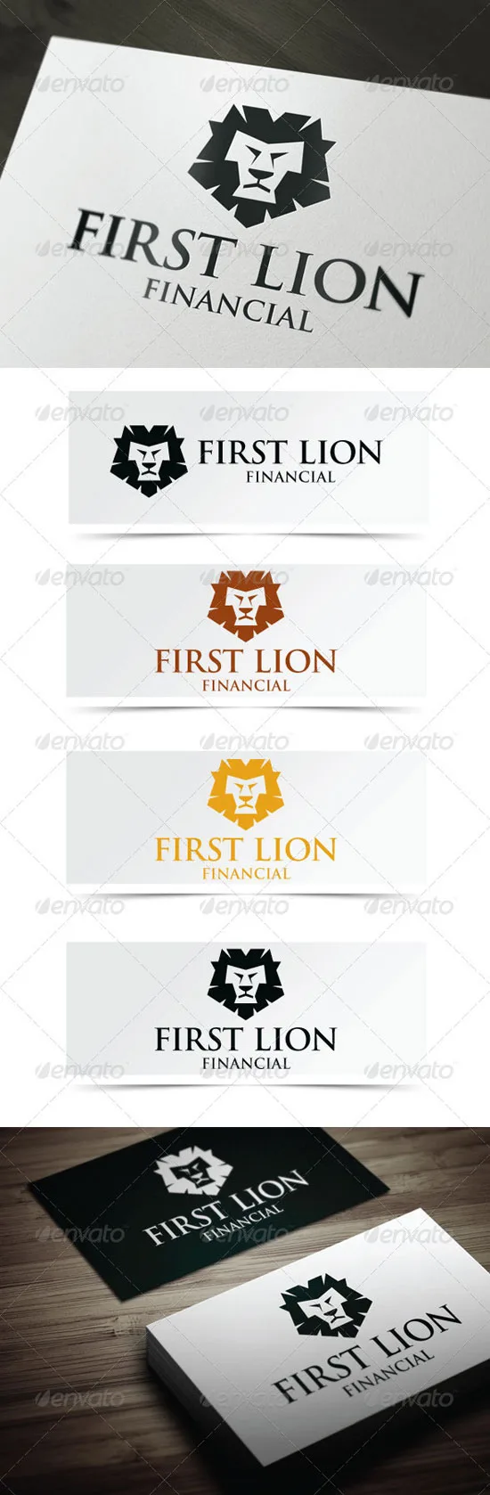 Amazing Lion Logos