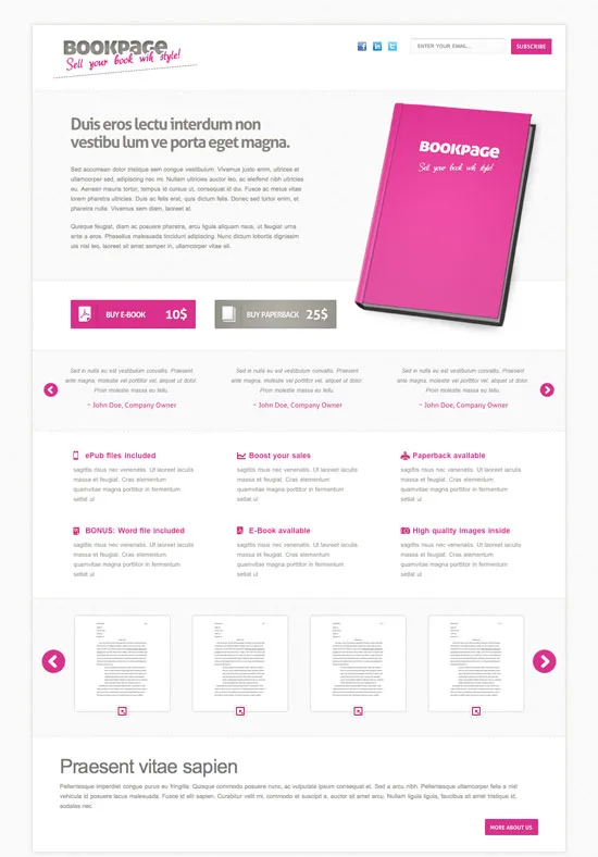 Landing Page Templates