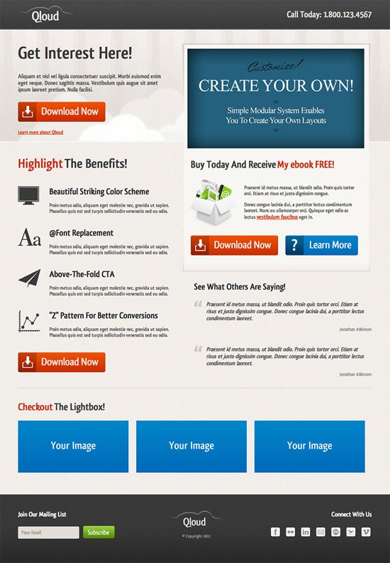 Landing Page Templates