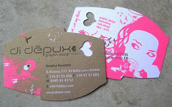 Pink Business Cards