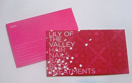 Pink Business Cards