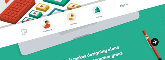 Flat Design Portfolio Websites