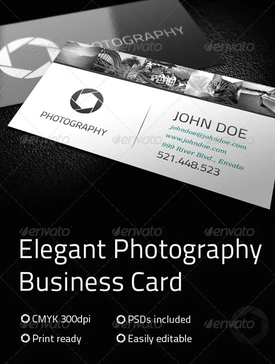 Photographer Business Cards