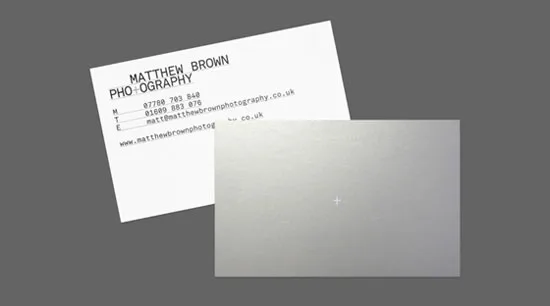 Photographer Business Cards