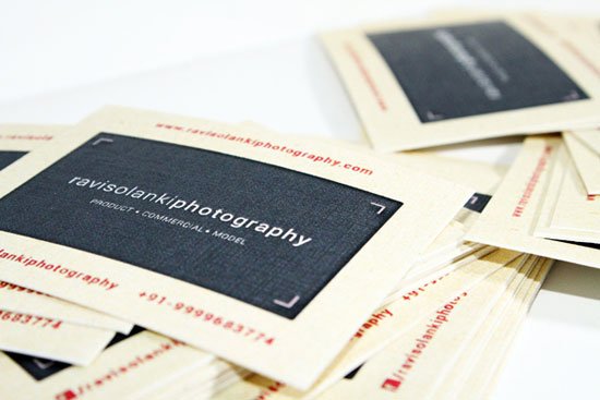 Photographer Business Cards