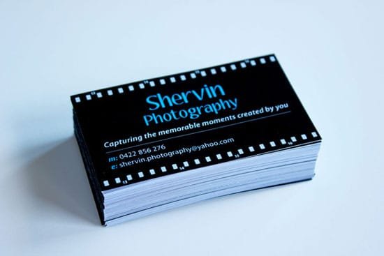 Photographer Business Cards