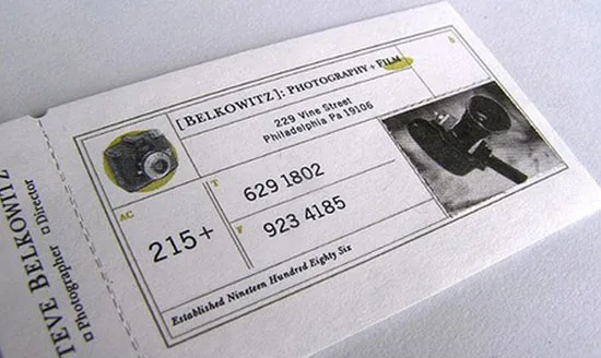 Photographer Business Cards