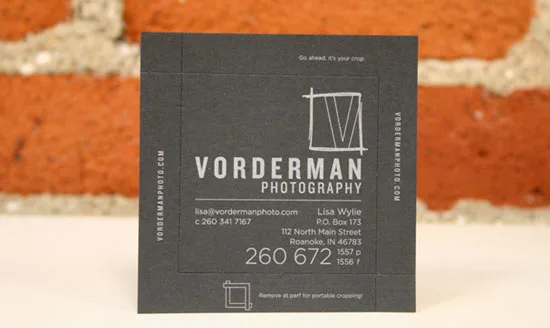 Photographer Business Cards