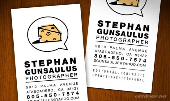 Photographer Business Cards