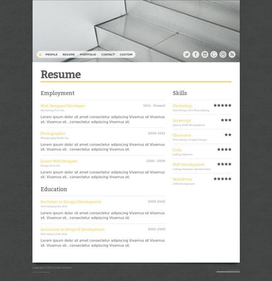 Online Resume Templates