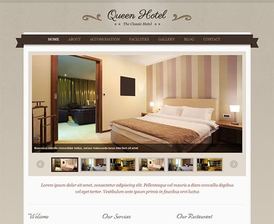 Hotel Website Templates