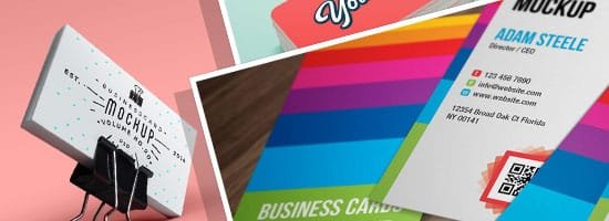 Business Card Mockup PSD Templates