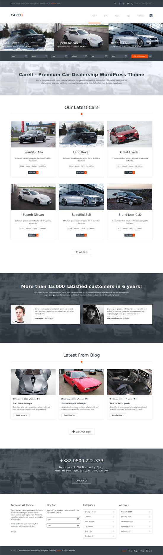 Best Car Dealer WordPress Themes