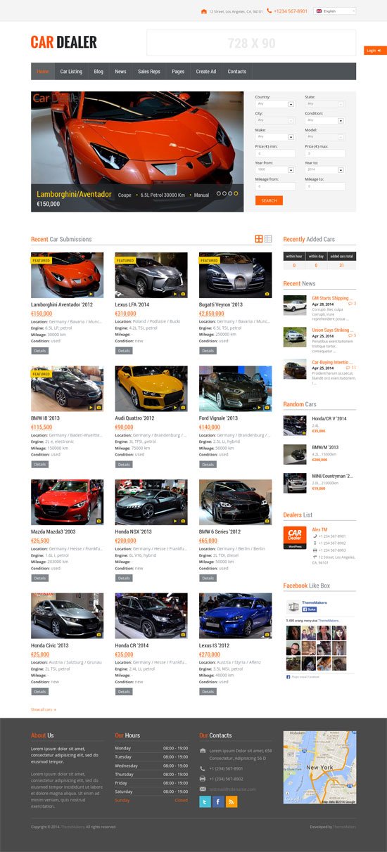 Best Car Dealer WordPress Themes