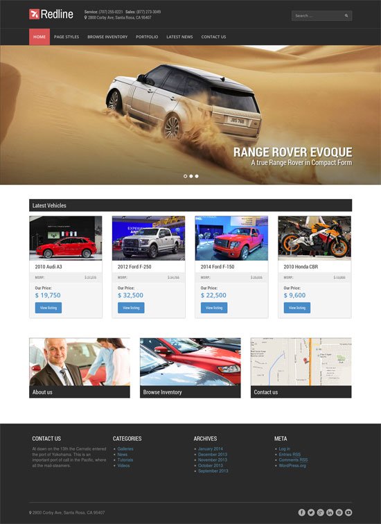 Best Car Dealer WordPress Themes