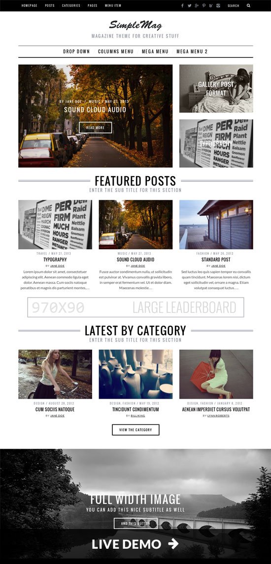 WordPress Magazine Themes