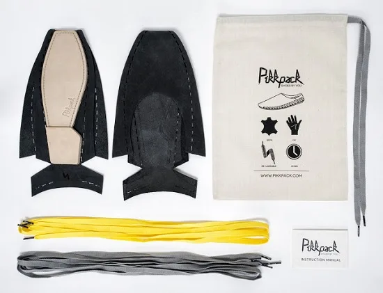 Pikkpack Flat-Packed Shoes Packaging Designs