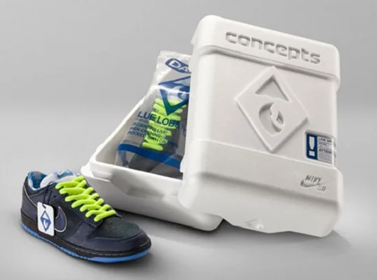Concepts x Nike SB Dunk Blue Lobster Packaging Designs