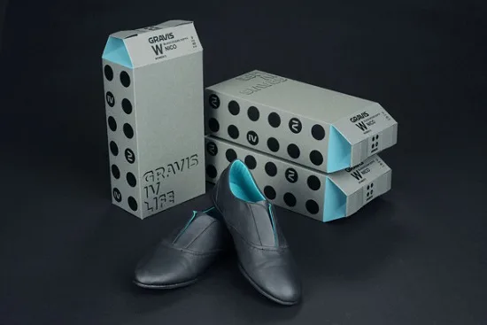 Gravis Shoe Box Packaging Designs