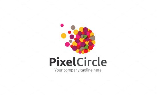 Pixel Circle Logo Template by XpertgraphicD